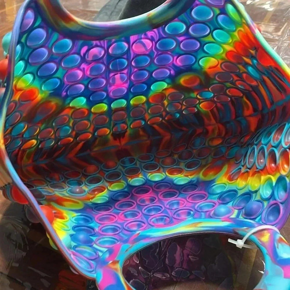 Push bubble pop tote hand bag silicone - Picture 4 of 5